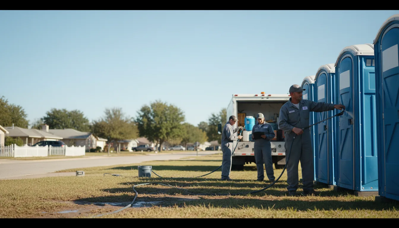 Long-Term Portable Toilet Rental in New Weston, OH near me